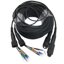 8-core 100¡ìT G657A1 Singlemode LC UPC to PDLC UPC Outdoor DVI Waterproof Armored Fiber Optic Patch Cord