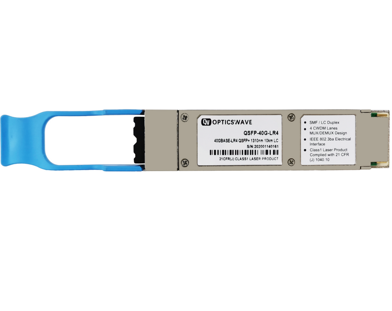 QSFP+ PSM4, 4x10GBASE-LR 1310nm 10km DOM MTP/MPO SMF Optical Module