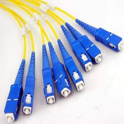 MPO-SC Fanout Single Mode MPO Fiber Breakout 3 Meters MPO Fanout Patch Cable