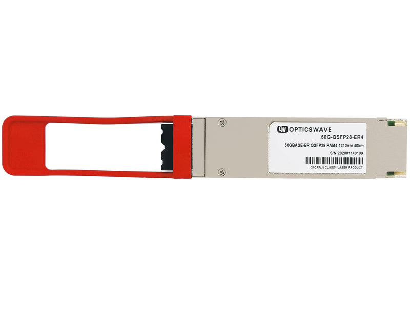 50GBASE-ER QSFP28 PAM4 1310nm 40km DOM LC SMF Transceiver Module