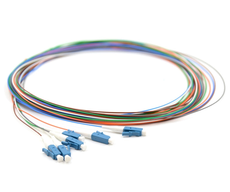 6 Fiber LC Pigtail, Single-mode, OS2 Single-mode, OS2, 9/125, Fiber Optic Pigtail