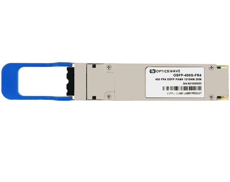 Finned Top Optical Module 400GBASE-FR4 OSFP56 Finned Top PAM4 1310nm 2km DOM Optical Transceiver