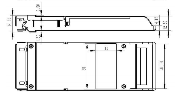 CFP2 100GBASE-LR4 and OTN 1310nm 10km Transceiver Module