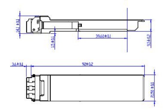 CFP4 100GBASE-LR4 and OTN 1310nm 10km Transceiver Module