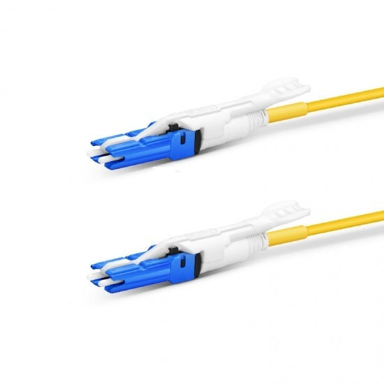 CS-CS UPC Duplex OS2 Single Mode PVC (OFNR) 2.0mm Fiber Optic Patch Cable, for 200/400G