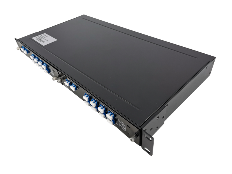 8CH with Monitor and Expansion Port, LC/UPC, Dual Fiber, Low Insertion Loss CWDM Mux Demux, FMU Series Plug-in Module