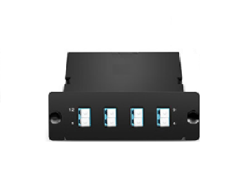 FHD MTP®-8 Cassette, 8 Fibers OS2 Single Mode,   MTP® to 4x LC Duplex (Blue), 0.35dB max