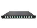 12x MTP-8, 96 Fibers LC OM4 Multimode, Universal Polarity, HD1U Breakout Cassette, 40G/100G to 10G/25G