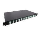 12x MTP-8, 96 Fibers LC OM4 Multimode, Universal Polarity, HD1U Breakout Cassette, 40G/100G to 10G/25G