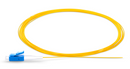 LC UPC Simplex OS2 Single Mode PVC (OFNR) 0.9mm Fiber Optic Pigtail