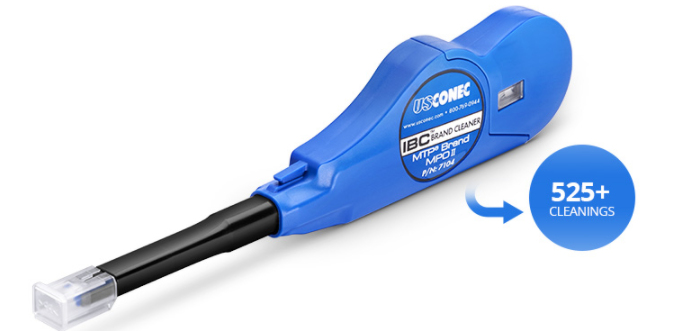 US Conec IBC™ Brand Cleaner MPO II, for 8/12/24 Fibers MPO Connectors (525+ Times)