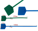 ID Marker Nylon Cable Ties-Outside Flag, Colorful, 100pcs/Bag