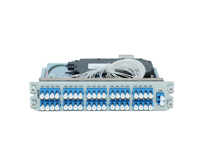 OTN6200-D, 40CH 100GHz C21-C60 Dual Fiber DWDM Mux and Demux with Monitor Port, Pluggable Module, LC/UPC