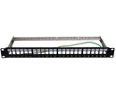 1U 24 Ports Shielded/Unshielded Blank Keystone High Quality Patch Panel