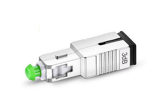 SC/APC Singlemode Fixed Fiber Optic Attenuator, Male-Female,1~25dB Optional