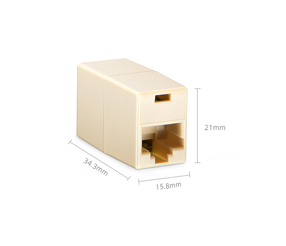 One Connector RJ45 Cable Dual-head Network Extension of the Interface Adapter